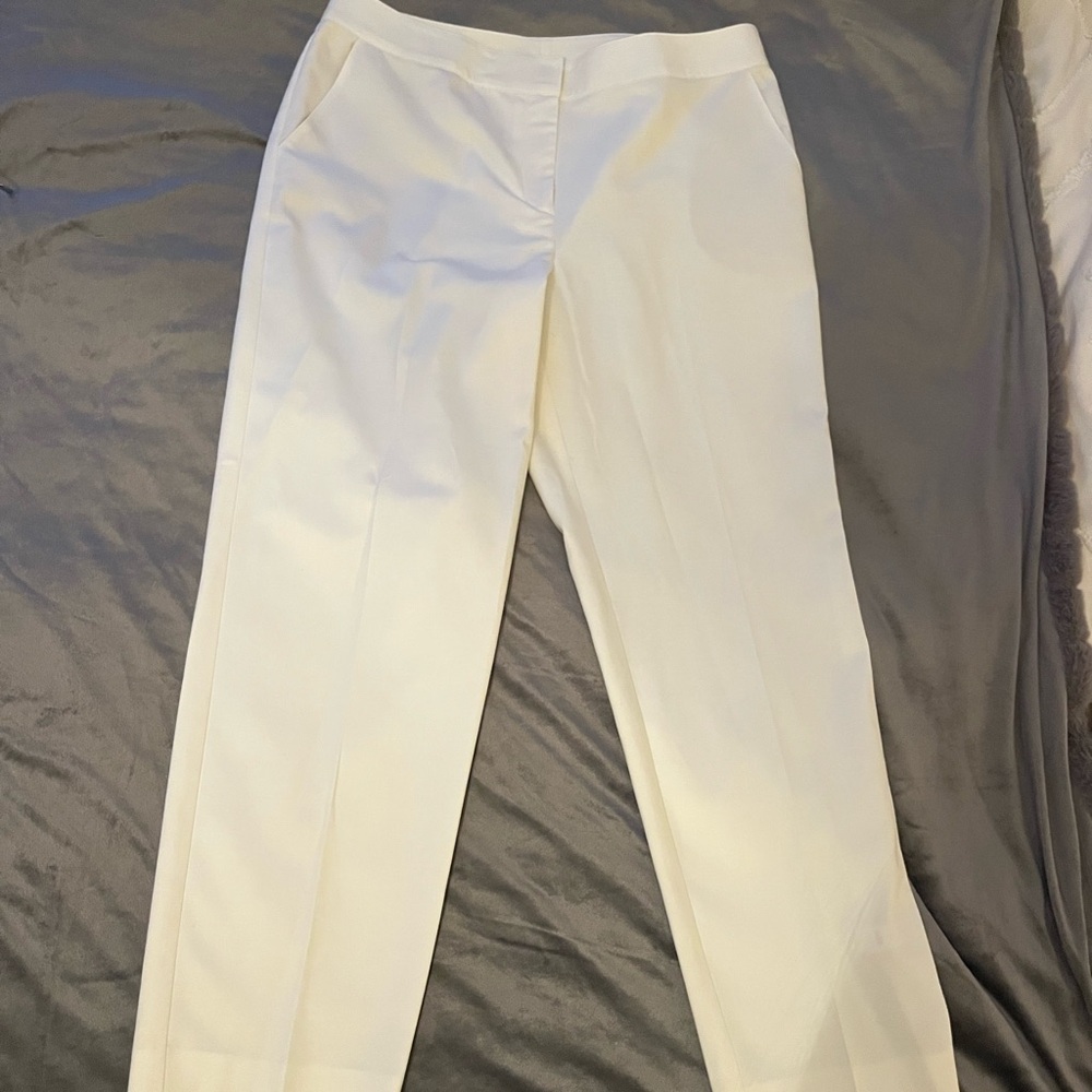 St John Cream Cropped Pants